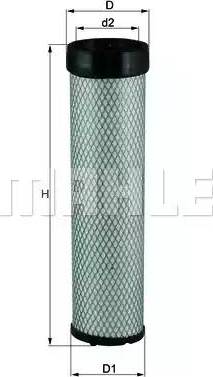 MAHLE LXS 286 - Фільтр додаткового повітря autocars.com.ua