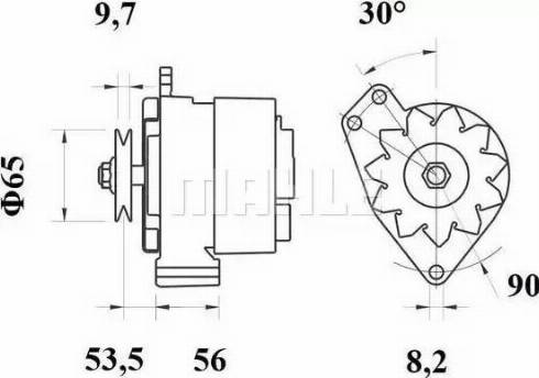 MAHLE MG 193 - Генератор avtokuzovplus.com.ua