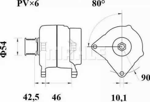 MAHLE MG 293 - Генератор autocars.com.ua