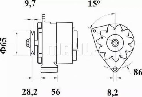 MAHLE MG 318 - Генератор autodnr.net