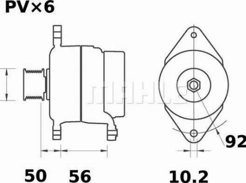 MAHLE MG 495 - Генератор autocars.com.ua