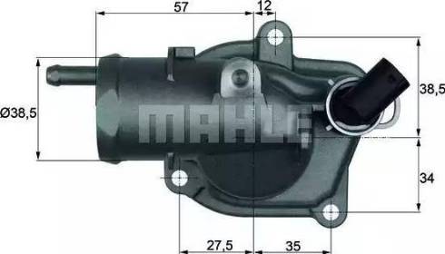 MAHLE TI 31 92 - Термостат autocars.com.ua