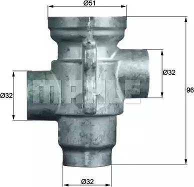 MAHLE TO 16 79 - Термостат, масляне охолодження autocars.com.ua
