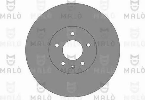 AKRON-MALÒ 1110400 - Гальмівний диск autocars.com.ua