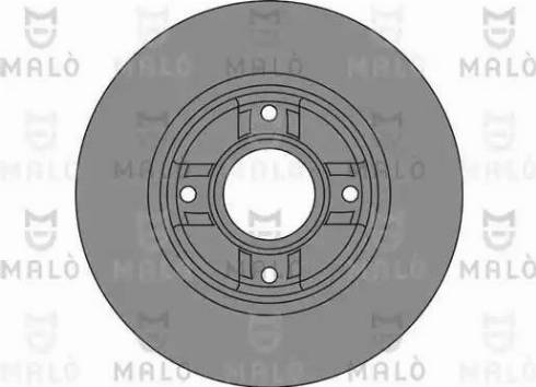 AKRON-MALÒ 1110463 - Гальмівний диск autocars.com.ua