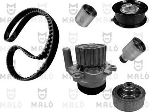 AKRON-MALÒ 1555020 - Водяний насос + комплект зубчатого ременя autocars.com.ua