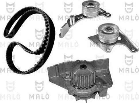 AKRON-MALÒ 1555040 - Водяний насос + комплект зубчатого ременя autocars.com.ua