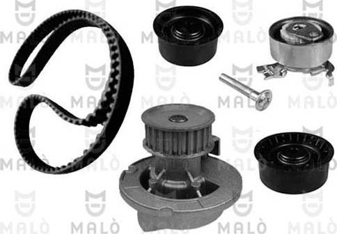 AKRON-MALÒ 1555042 - Водяний насос + комплект зубчатого ременя autocars.com.ua