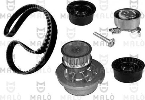 AKRON-MALÒ 1555044 - Водяний насос + комплект зубчатого ременя autocars.com.ua