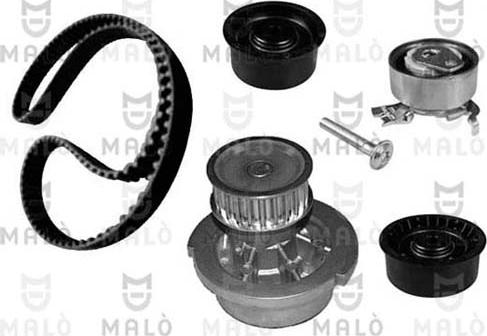 AKRON-MALÒ 1555056 - Водяний насос + комплект зубчатого ременя autocars.com.ua