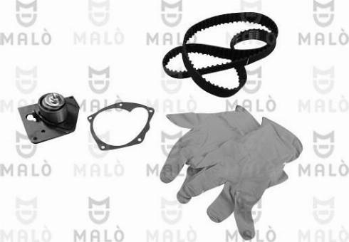 AKRON-MALÒ 1555070 - Водяний насос + комплект зубчатого ременя autocars.com.ua