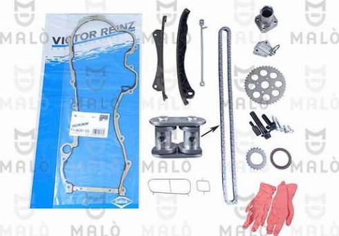 AKRON-MALÒ 909017AK - Комплект ланцюга приводу распредвала autocars.com.ua