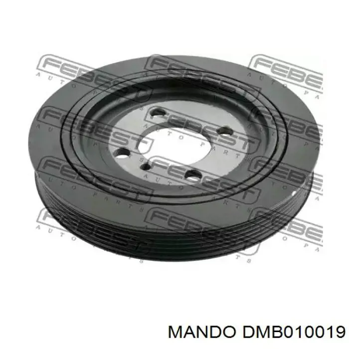 Mando DMB010019 - Ремінний шків, колінчастий вал autocars.com.ua