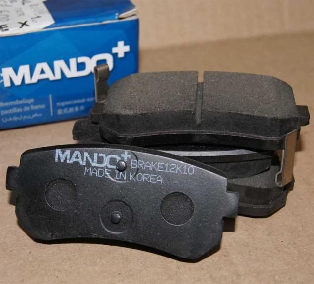 Mando MPH35 - Тормозные колодки, дисковые, комплект avtokuzovplus.com.ua
