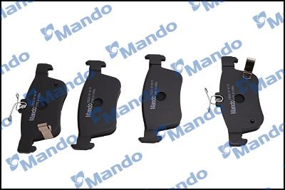 Mando MPO18 - Тормозные колодки, дисковые, комплект avtokuzovplus.com.ua