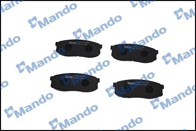 Mando MPT41 - Тормозные колодки, дисковые, комплект avtokuzovplus.com.ua