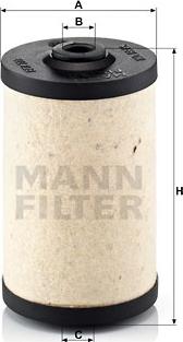 Mann-Filter BFU 700 x - Топливный фильтр avtokuzovplus.com.ua