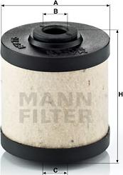 Mann-Filter BFU 715 - Паливний фільтр autocars.com.ua
