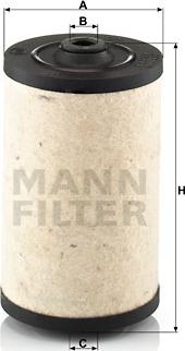 Mann-Filter BFU 811 - Топливный фильтр autodnr.net