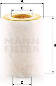 Mann-Filter C 1036/2 - Воздушный фильтр autodnr.net