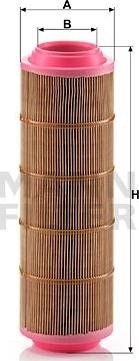 Mann-Filter C 11 120 - Повітряний фільтр autocars.com.ua