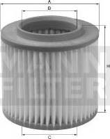 Mann-Filter C 18 263 - Повітряний фільтр autocars.com.ua