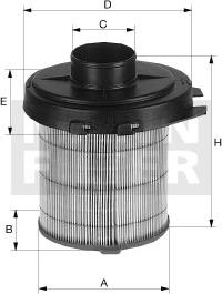 Mann-Filter C 1468/1 - Повітряний фільтр autocars.com.ua