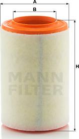 Mann-Filter C 15 007 - Воздушный фильтр avtokuzovplus.com.ua