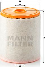 Mann-Filter C 16 005 - Повітряний фільтр autocars.com.ua