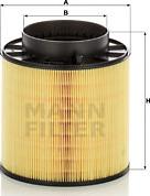 Mann-Filter C 16 114/2 X - Повітряний фільтр autocars.com.ua