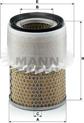 Mann-Filter C 16 181 - Повітряний фільтр autocars.com.ua