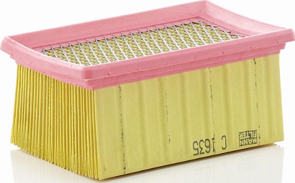 Mann-Filter C 1635 - Повітряний фільтр autocars.com.ua