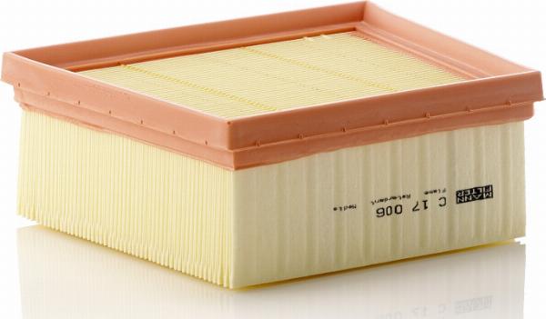 Mann-Filter C 17 006 - Повітряний фільтр autocars.com.ua