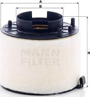 Mann-Filter C 17 009 - Воздушный фильтр avtokuzovplus.com.ua