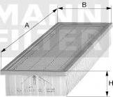 Mann-Filter C 2041 - Воздушный фильтр avtokuzovplus.com.ua