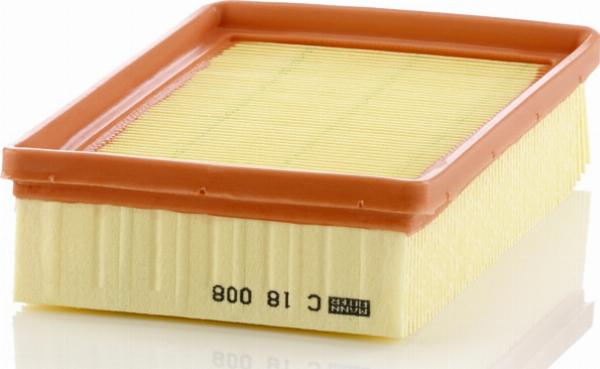 Mann-Filter C 18 008 - Повітряний фільтр autocars.com.ua