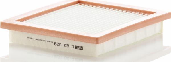 Mann-Filter C 20 029 - Повітряний фільтр autocars.com.ua