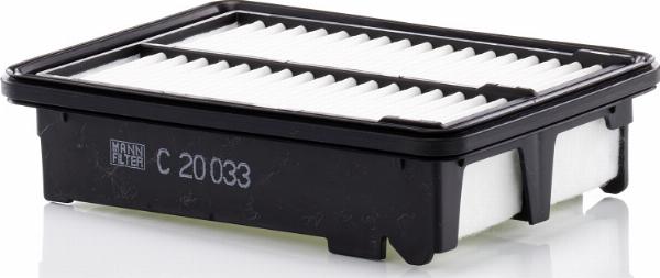 Mann-Filter C 20 033 - Повітряний фільтр autocars.com.ua