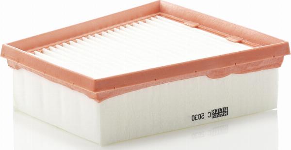 Mann-Filter C 2030 - Повітряний фільтр autocars.com.ua