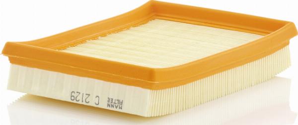 Mann-Filter C 2129 - Повітряний фільтр autocars.com.ua