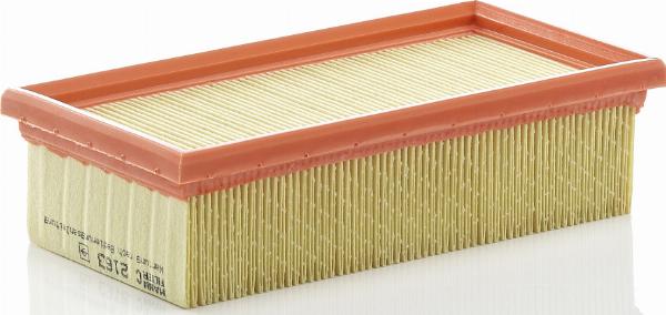 Mann-Filter C 2163 - Повітряний фільтр autocars.com.ua