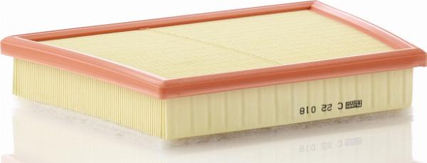 Mann-Filter C 22 018 - Повітряний фільтр autocars.com.ua