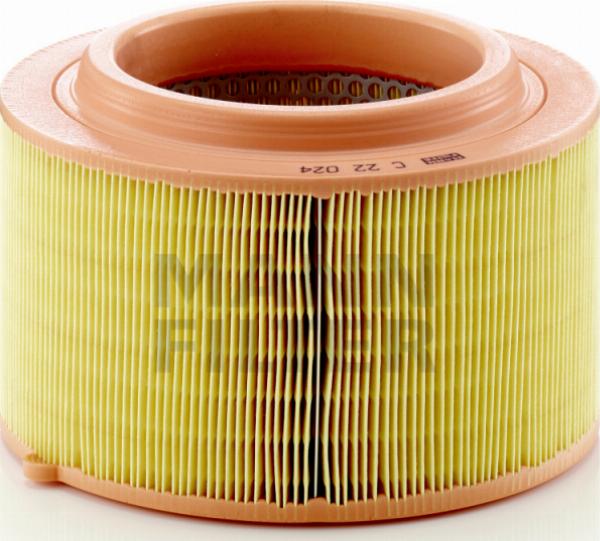 Mann-Filter C 22 024 - Повітряний фільтр autocars.com.ua