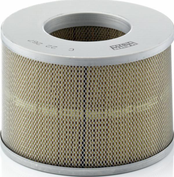 Mann-Filter C 22 267 - Повітряний фільтр autocars.com.ua