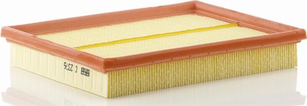 Mann-Filter C 2376 - Повітряний фільтр autocars.com.ua
