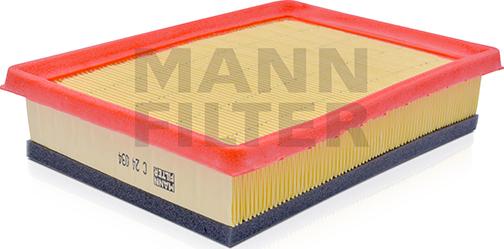 Mann-Filter C 24 034 - Повітряний фільтр autocars.com.ua