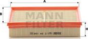 Mann-Filter C 24 106 - Повітряний фільтр autocars.com.ua