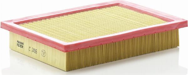 Mann-Filter C 2496 - Повітряний фільтр autocars.com.ua