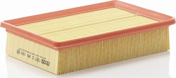 Mann-Filter C 25 100 - Повітряний фільтр autocars.com.ua