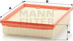 Mann-Filter C 25 109/1 - Повітряний фільтр autocars.com.ua